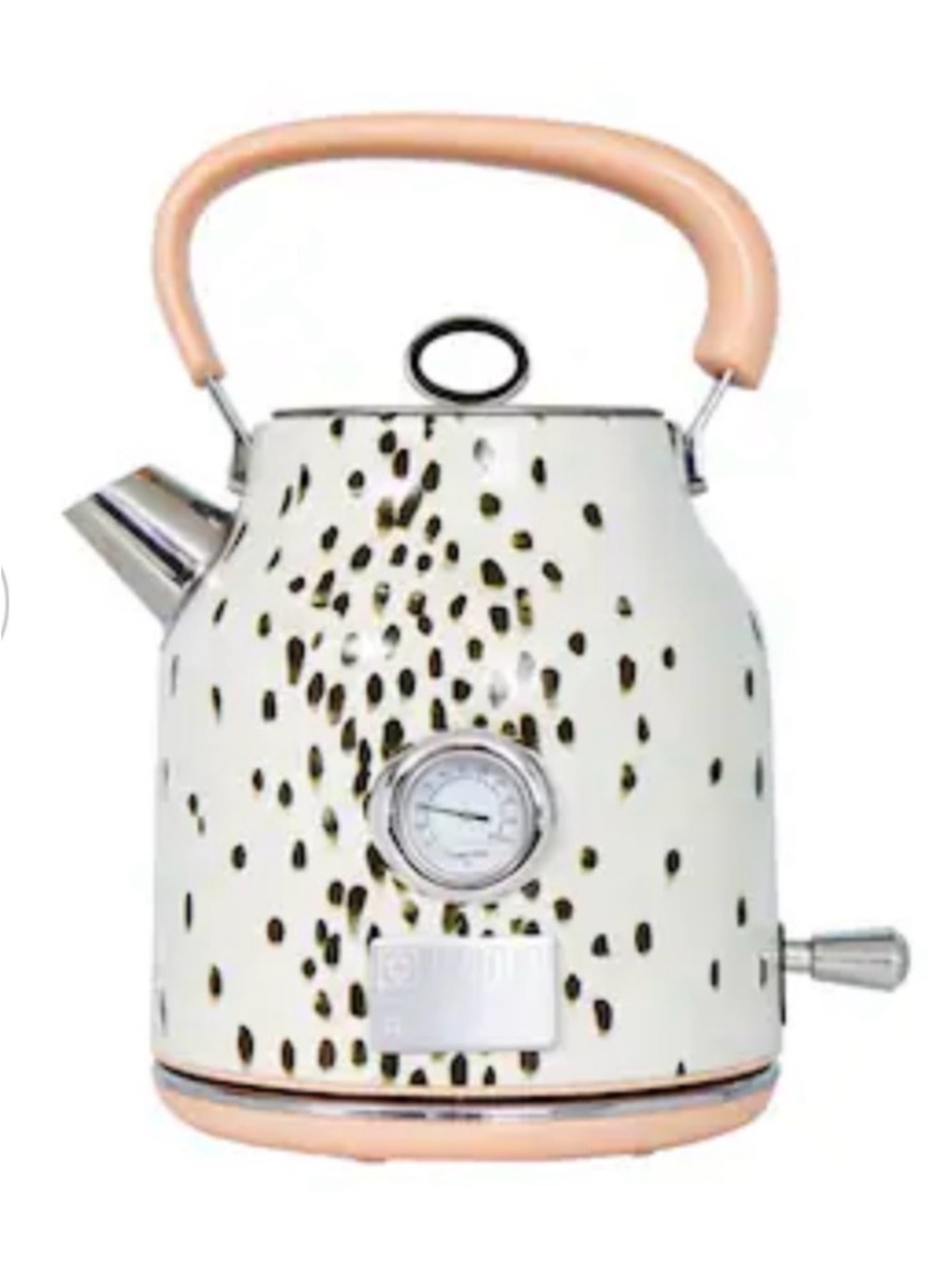 HADEN Rare Poodle & Blonde- Brown & Cream Electric Kettle, 1.7 L, 7 cups-Works!